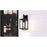 Quoizel Anchorage 1 Light Outdoor Lantern, Black/Clear Seedy