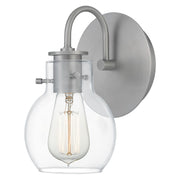 Quoizel Andrews 1 Light Wall Sconce, Antique Nickel
