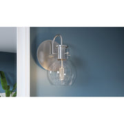 Quoizel Andrews 1 Light Wall Sconce, Antique Nickel