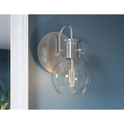 Quoizel Andrews 1 Light Wall Sconce, Antique Nickel