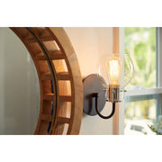 Quoizel Andrews 1 Light Wall Sconce, Earth Black