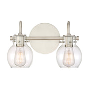 Quoizel Andrews Bath Light, 2 Light, Antique Nickel