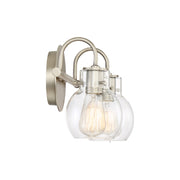 Quoizel Andrews Bath Light, 2 Light, Antique Nickel