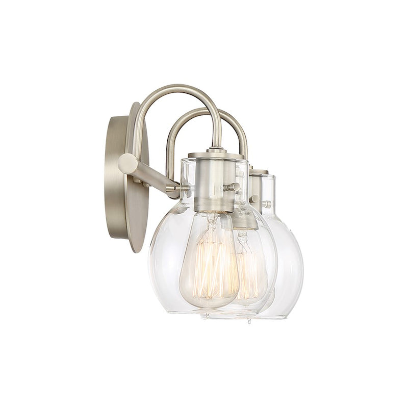 Quoizel Andrews Bath Light, 2 Light, Antique Nickel