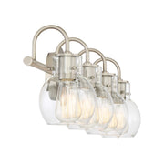 Quoizel Andrews Bath Light, 4 Light, Antique Nickel