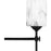 Quoizel Aria 3 Light Bath Light, Matte Black/Marble Glass