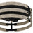 Quoizel Ashburn 3 Light Flush Mount, Earth Black