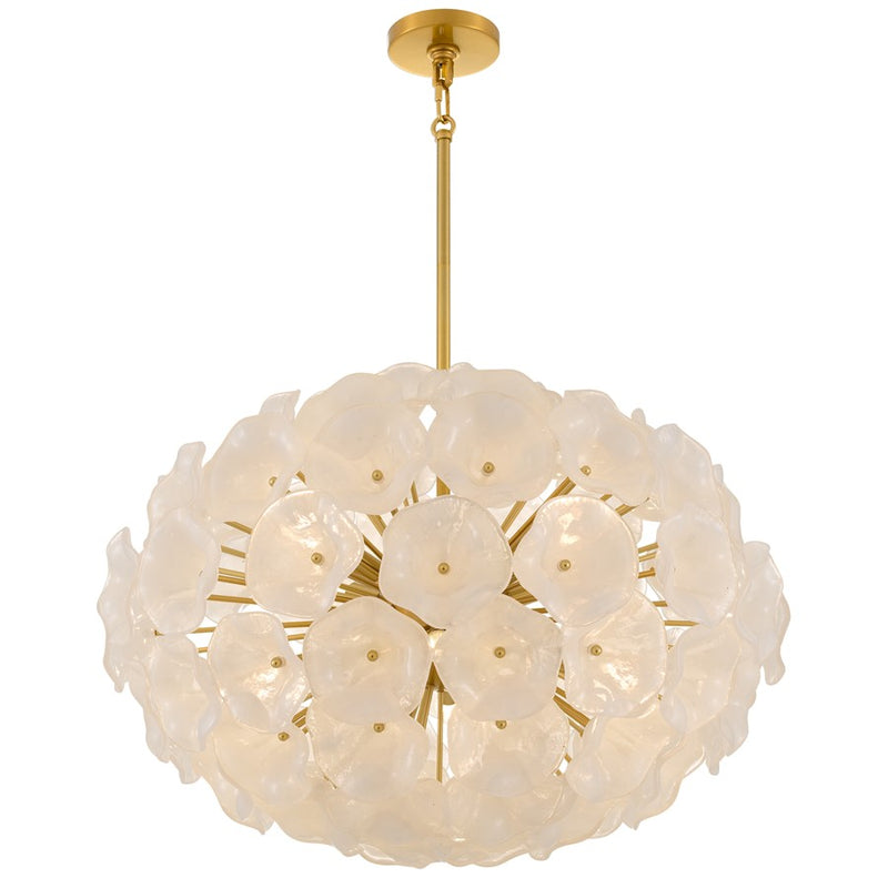 Quoizel Audrey 8-Lt Brushed Gold Pendant, Brushed Gold - AUD2828BRG