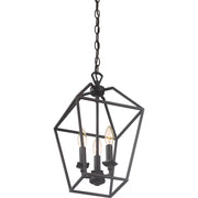 Quoizel Aviary 3 Light Foyer Piece, Palladian Bronze