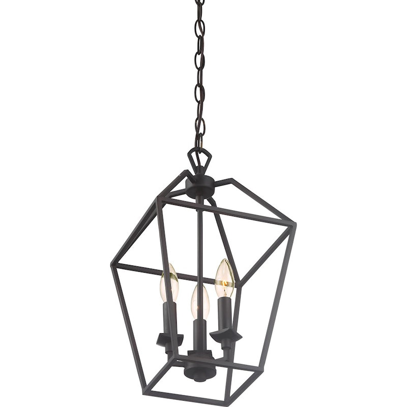 Quoizel Aviary 3 Light Foyer Piece, Palladian Bronze