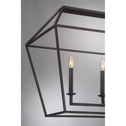 Quoizel Aviary 6 Light Island Chandelier, Palladian Bronze