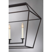 Quoizel Aviary 6 Light Island Chandelier, Palladian Bronze