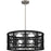Quoizel Axford 5Light Pendant, Antique Nickel/Black Rope - AXF2822AN