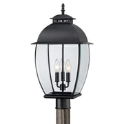 Quoizel 3 Light Bain Outdoor Fixture in Mystic Black