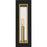 Quoizel Bourbon 2 Light 15" Outdoor Lantern, Black/Clear Glass