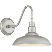 Quoizel Beachside Light Outdoor Wall Lantern, Medium, Galvanized