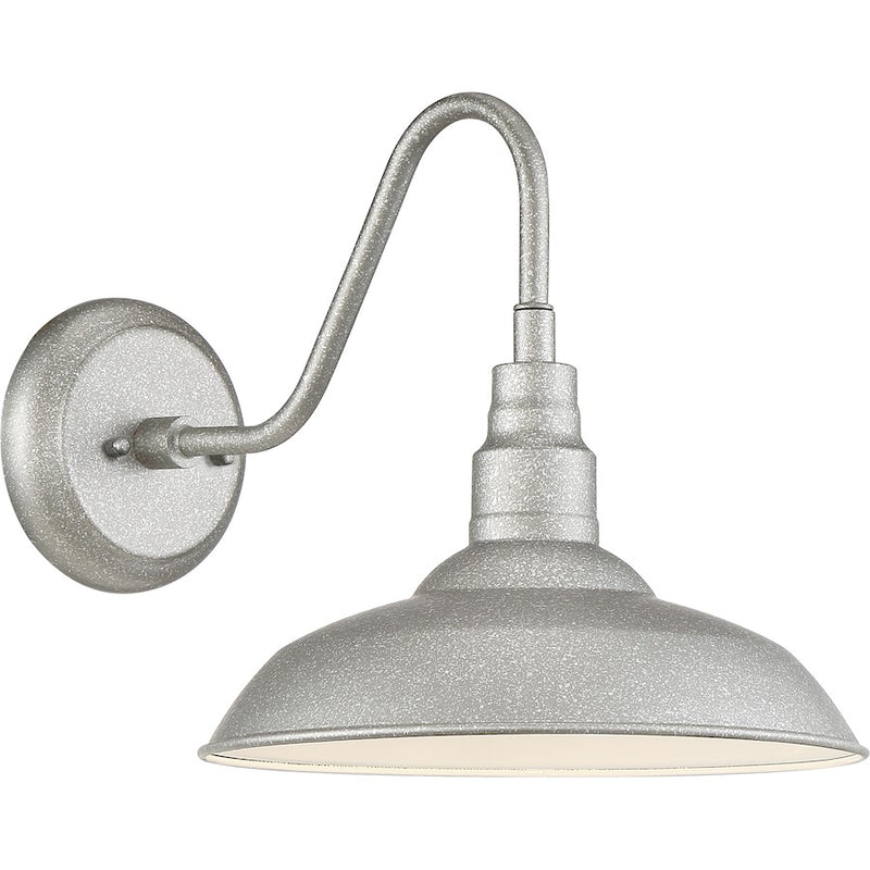 Quoizel Beachside Light Outdoor Wall Lantern, Medium, Galvanized