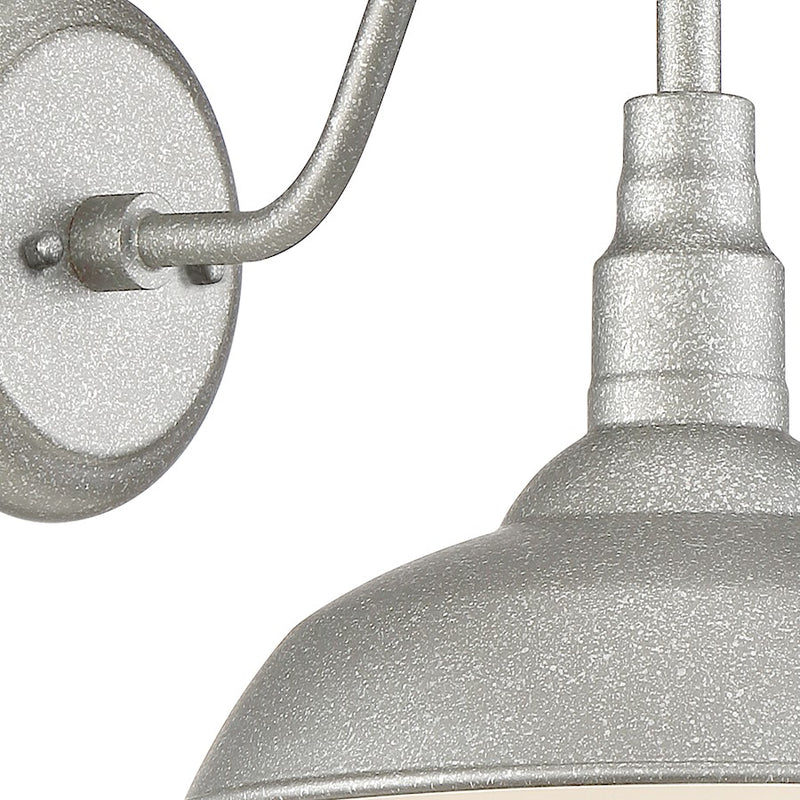 Quoizel Beachside Light Outdoor Wall Lantern, Medium, Galvanized