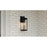Quoizel Balchier 1 Light Outdoor Lantern, Black/Clear Hammered