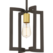 Quoizel Beaufain 1 Light Mini Pendant, Old Bronze