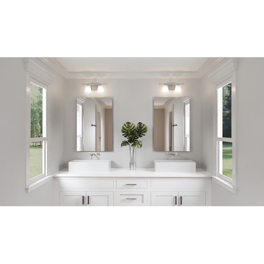 Quoizel Brindley 2 Light Bath Light, Opal Etched