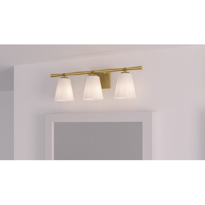 Quoizel Brindley 3 Light Bath Light, Opal Etched