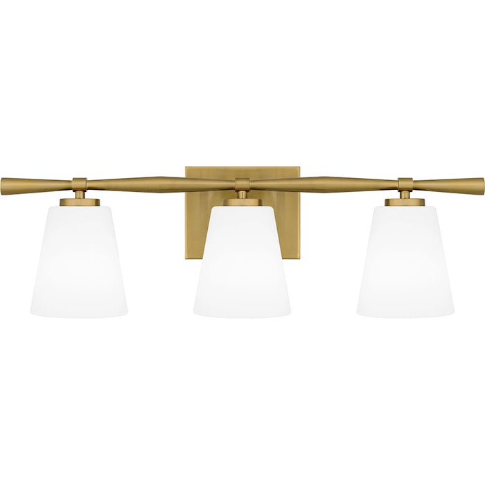 Quoizel Brindley 3 Light Bath Light, Opal Etched
