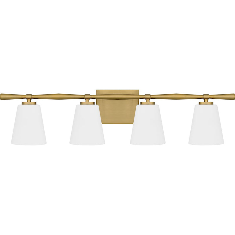 Quoizel Brindley 4 Light Bath Light, Opal Etched