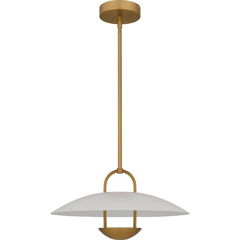 Quoizel Bingham Light Pendant, Brushed Gold/Metal
