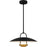 Quoizel Bingham Light Pendant, Matte Black/Metal - BIN2818MBK