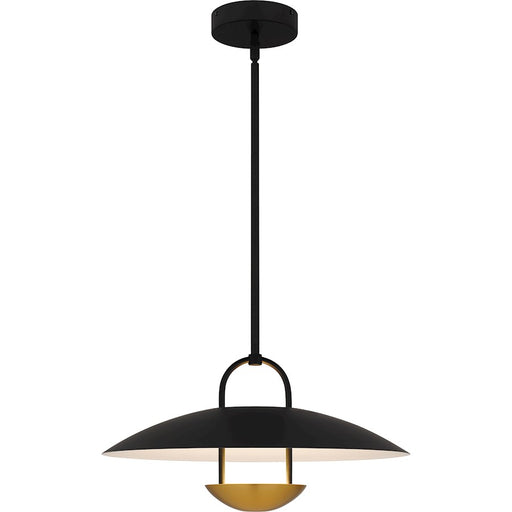 Quoizel Bingham Light Pendant, Matte Black/Metal - BIN2818MBK