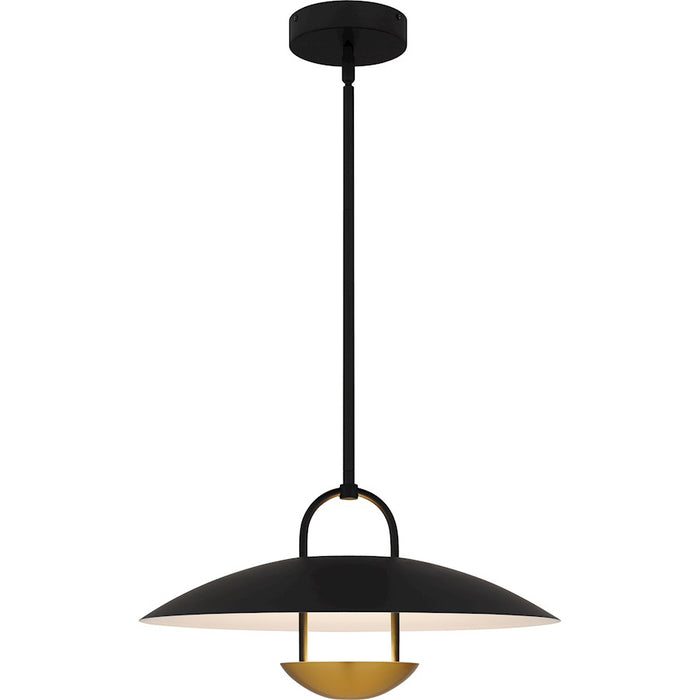 Quoizel Bingham Light Pendant, Matte Black/Metal - BIN2818MBK