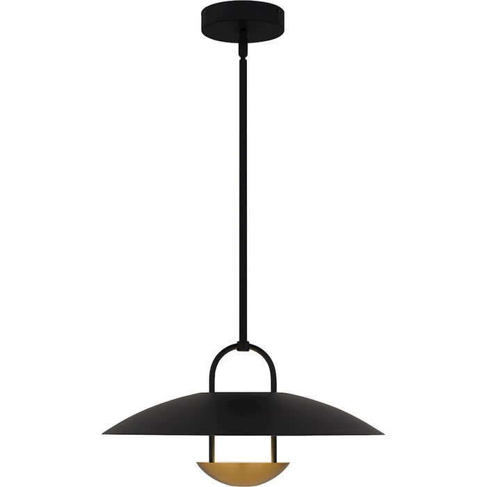 Quoizel Bingham Light Pendant, Matte Black/Metal