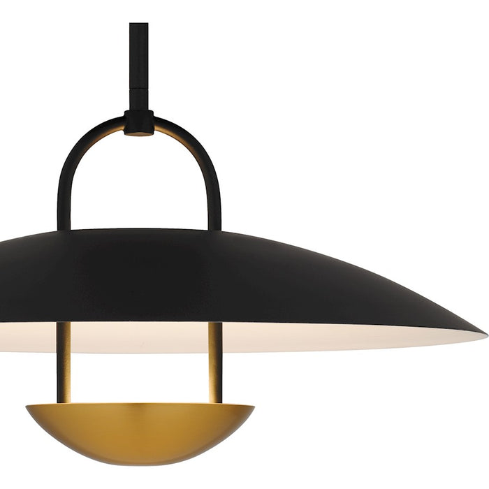 Quoizel Bingham Light Pendant, Matte Black/Metal