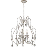 Quoizel Blanca 5 Light Chandelier, Antique White