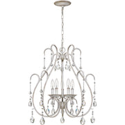 Quoizel Blanca 5 Light Chandelier, Antique White