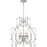 Quoizel Blanca 5 Light Chandelier, Antique White