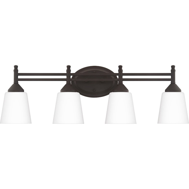 Quoizel Billingsley 4 Light Bath, Old Bronze