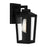 Quoizel Blomfield 1 Light Outdoor Lantern, Matte Black/Beveled