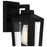 Quoizel Blomfield 1 Light Outdoor Lantern, Matte Black/Beveled