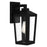 Quoizel Blomfield 1 Light Outdoor Lantern, Matte Black/Beveled