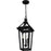 Quoizel Boulevard 3 Light 23" Outdoor Lantern, Black/Clear Seedy