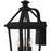 Quoizel Boulevard 3 Light 21" Outdoor Lantern, Black/Clear Seedy