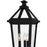 Quoizel Boulevard 3 Light Outdoor Post Lantern, Black/Clear Seedy