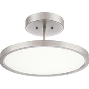 Quoizel Beltway Semi-Flush Mount, Brushed Nickel