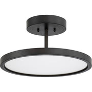Quoizel Beltway Semi-Flush Mount, Oil Rubbed Bronze
