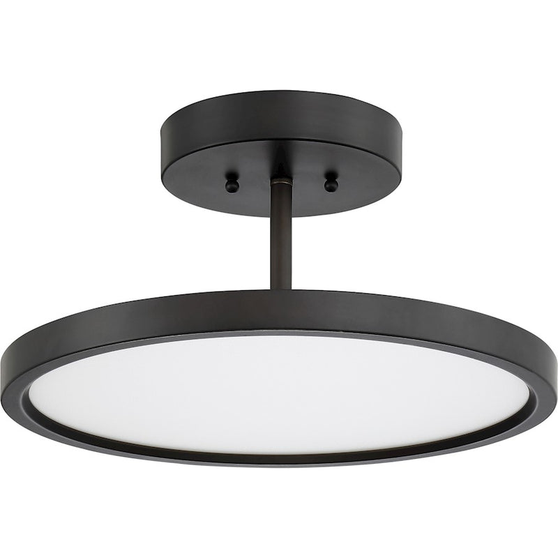 Quoizel Beltway Semi-Flush Mount, Oil Rubbed Bronze
