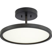 Quoizel Beltway Semi-Flush Mount, Oil Rubbed Bronze