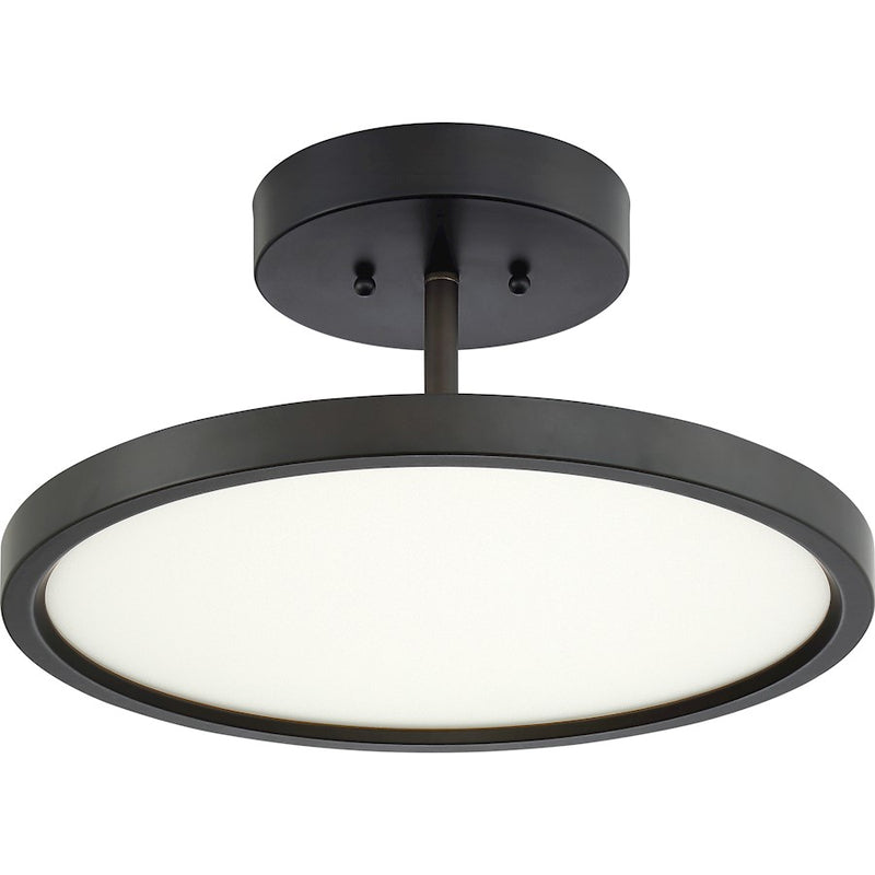 Quoizel Beltway Semi-Flush Mount, Oil Rubbed Bronze