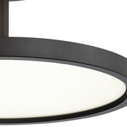 Quoizel Beltway Semi-Flush Mount, Oil Rubbed Bronze